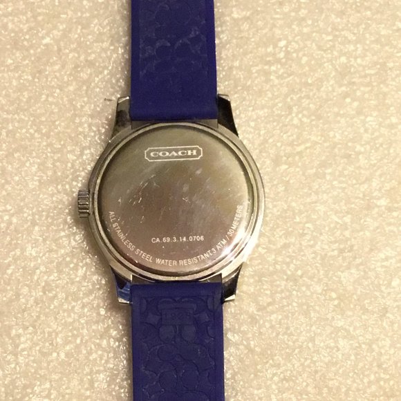 Very nice Coach watch with blue band main image 13